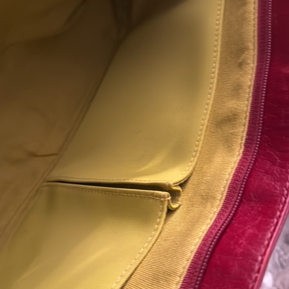 Hobo shoulder bag, cranberry red, EUC..15x8x3” - Picture 7 of 10